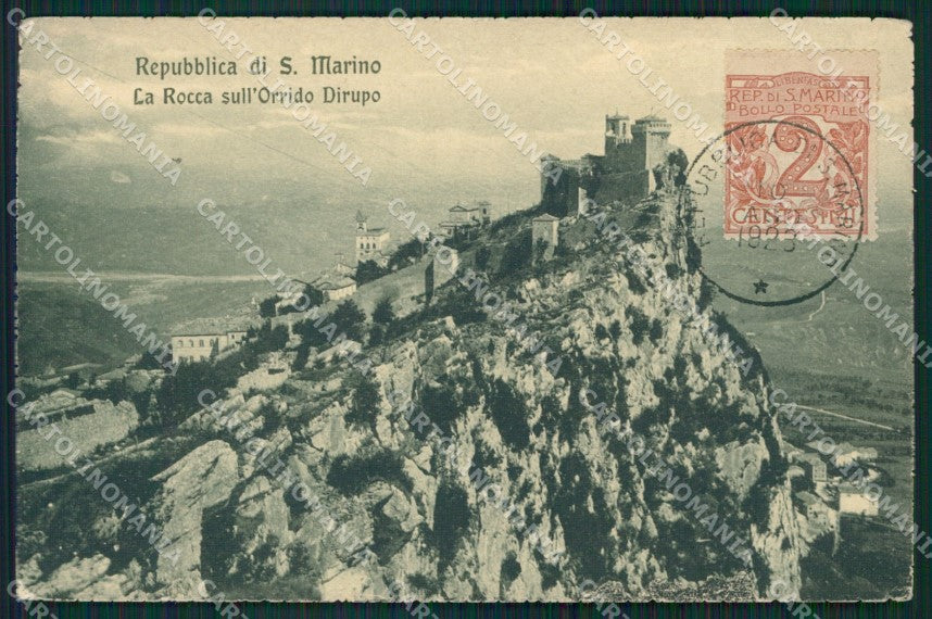 San Marino PIEGA cartolina MQ5401 – fronte