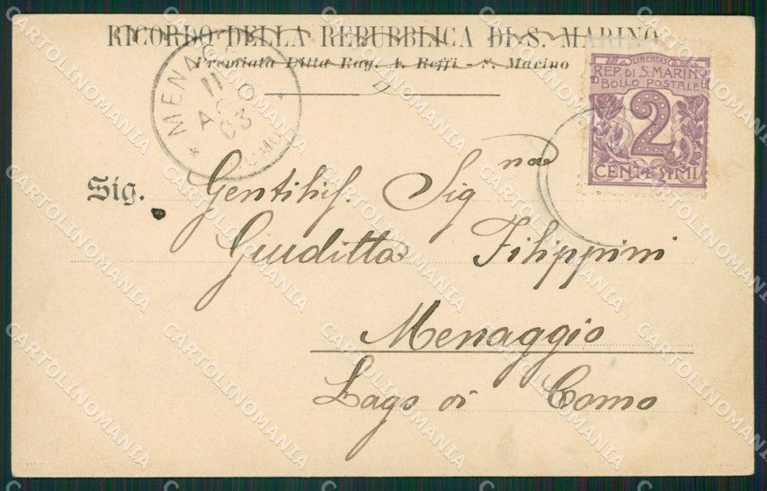 San Marino cartolina MQ5402 – retro