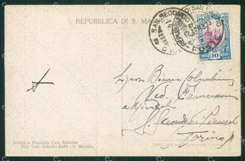 San Marino cartolina MQ5404 – retro
