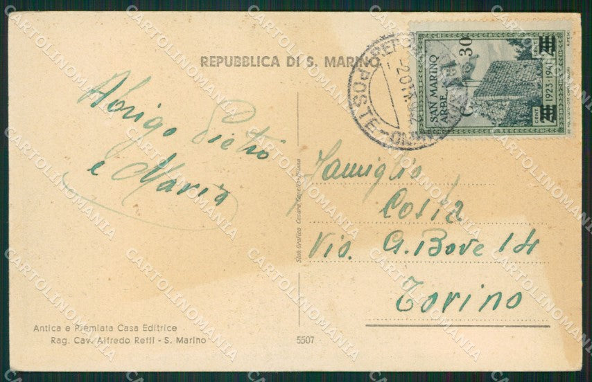 San Marino cartolina MQ5406 – retro