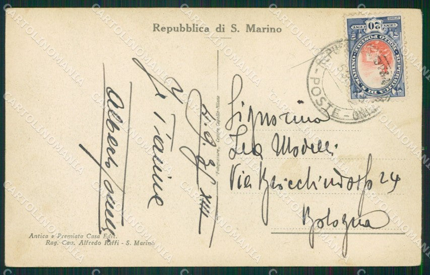 San Marino cartolina MQ5408 – retro