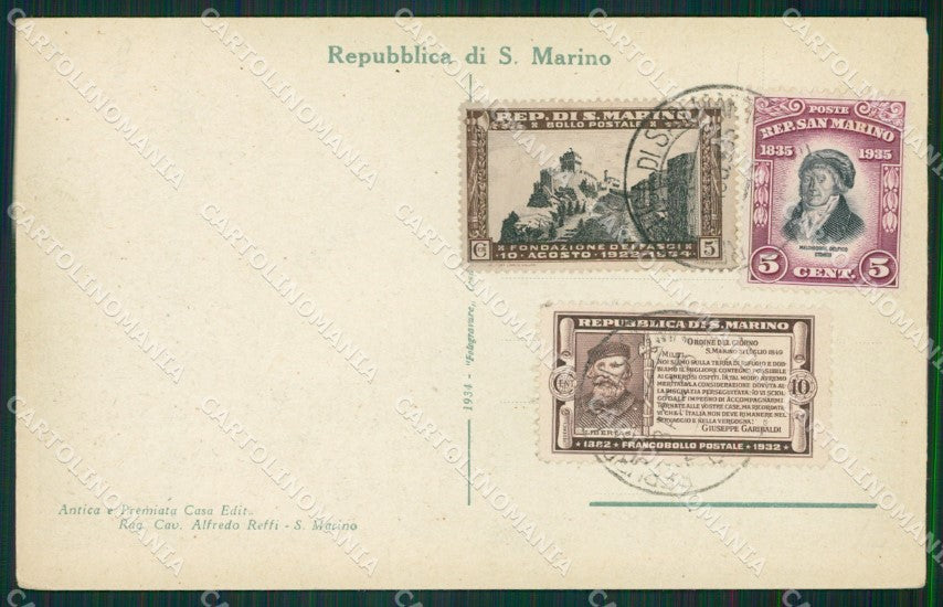 San Marino cartolina MQ5409 – retro