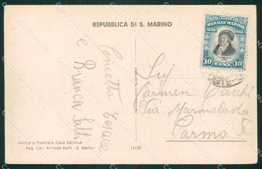 San Marino cartolina MQ5412 – retro