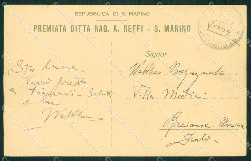 San Marino cartolina MQ5413 – retro