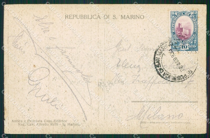 San Marino cartolina MQ5417 – retro