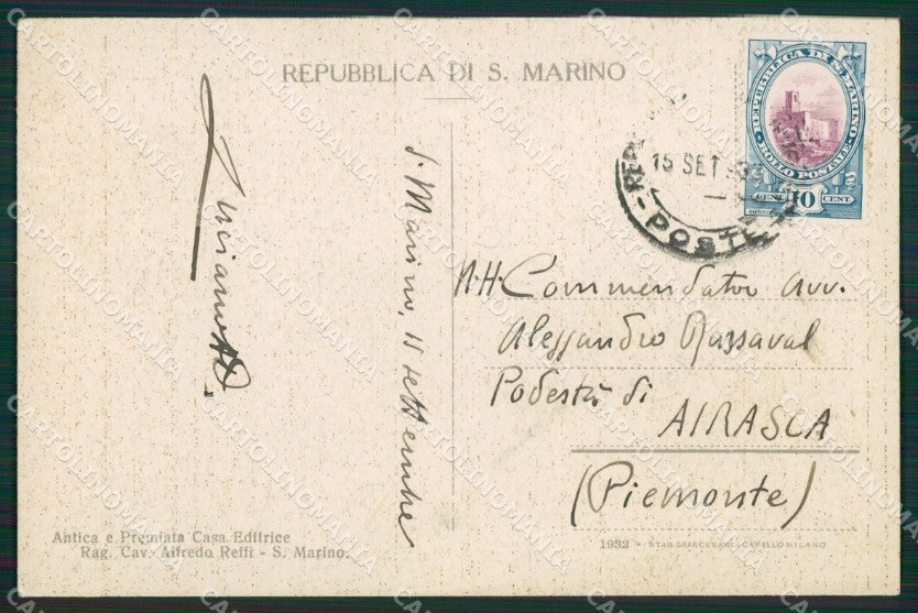 San Marino Palazzo Governativo cartolina MQ5426 – retro
