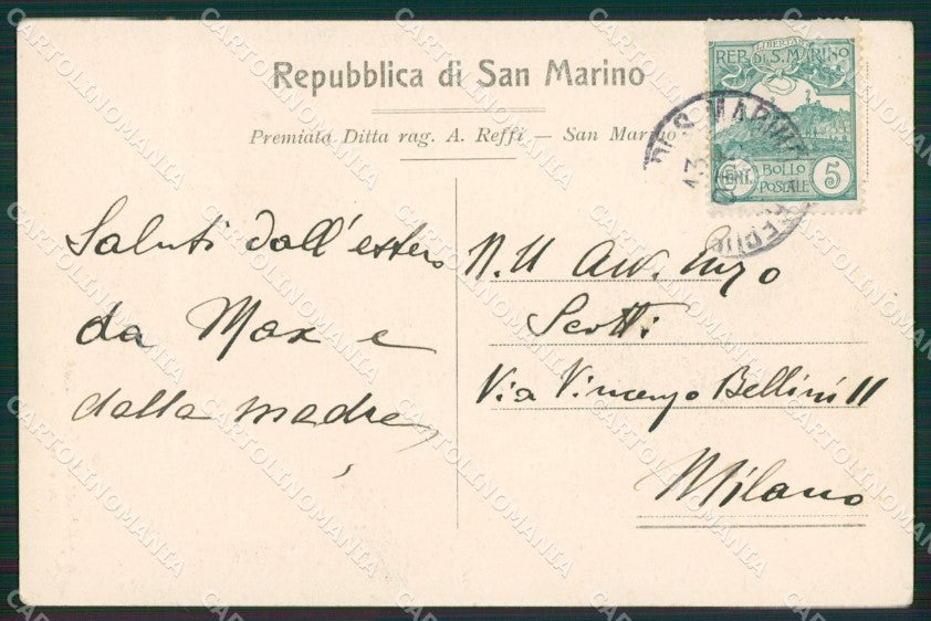 San Marino Palazzo Governativo cartolina MQ5427 – retro