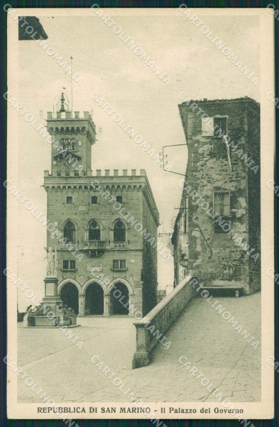 San Marino Palazzo del Governo cartolina MQ5429 – fronte