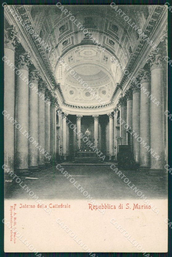 San Marino Cattedrale cartolina MQ5431 – fronte