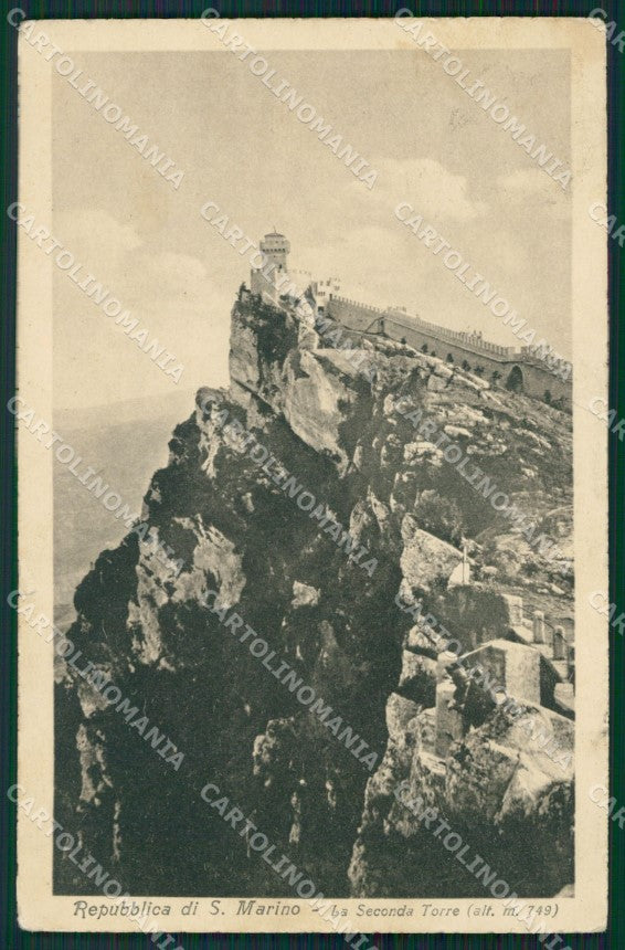 San Marino STRAPPINO SCOLLATA cartolina MQ5434 – fronte