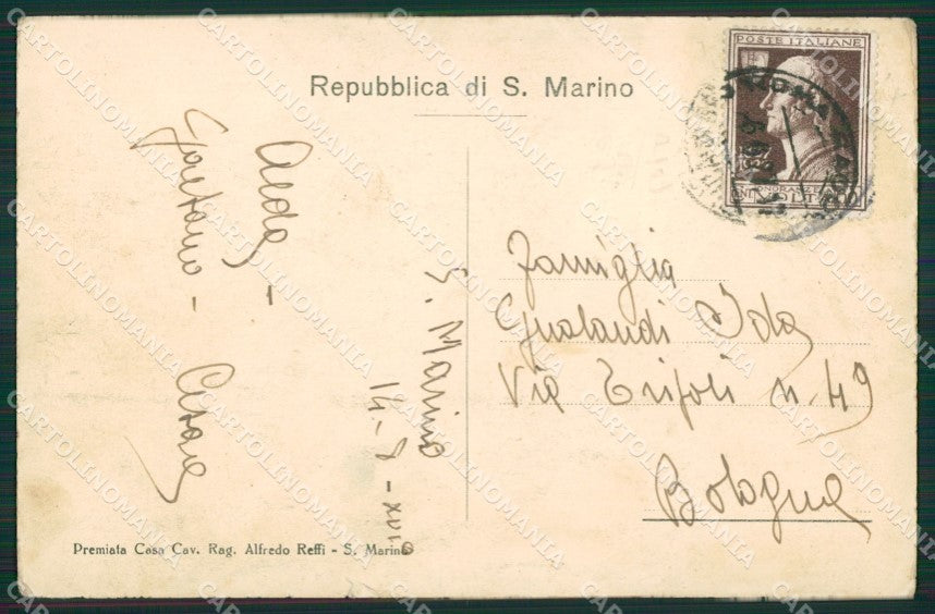 San Marino STRAPPINO SCOLLATA cartolina MQ5434 – retro