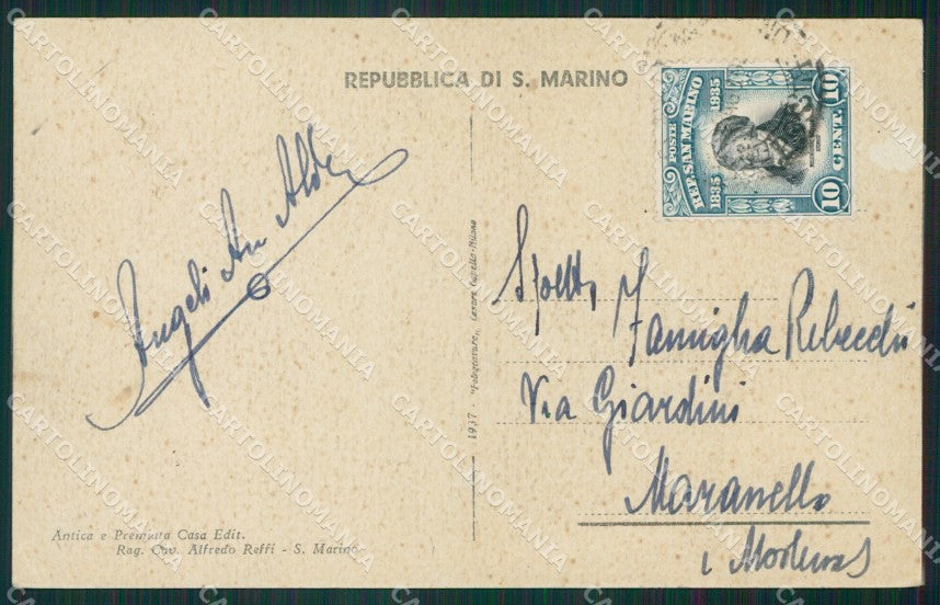 San Marino cartolina MQ5443 – retro