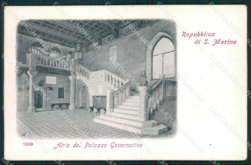 San Marino Alterocca 1339 ? Palazzo Governativo cartolina MQ5444 – fronte