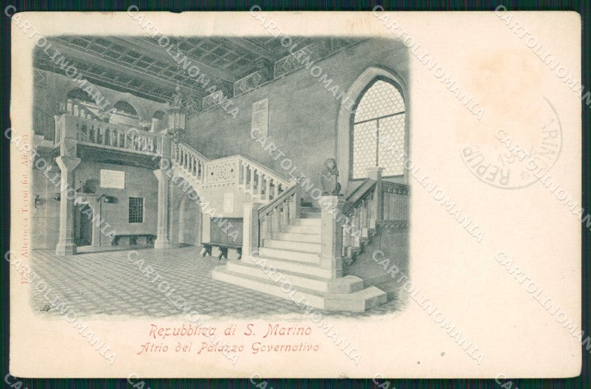 San Marino Alterocca 1339 Palazzo Governativo ABRASA cartolina MQ5446 – fronte
