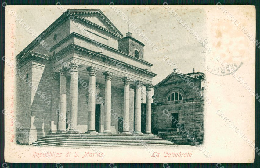 San Marino Alterocca 1050 Cattedrale cartolina MQ5447 – fronte