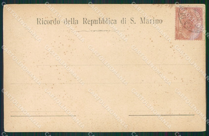 San Marino Alterocca 1050 Cattedrale cartolina MQ5447 – retro