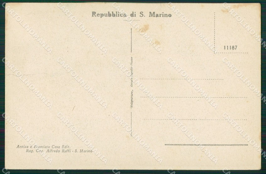 San Marino PIEGHINA cartolina MQ5448 – retro