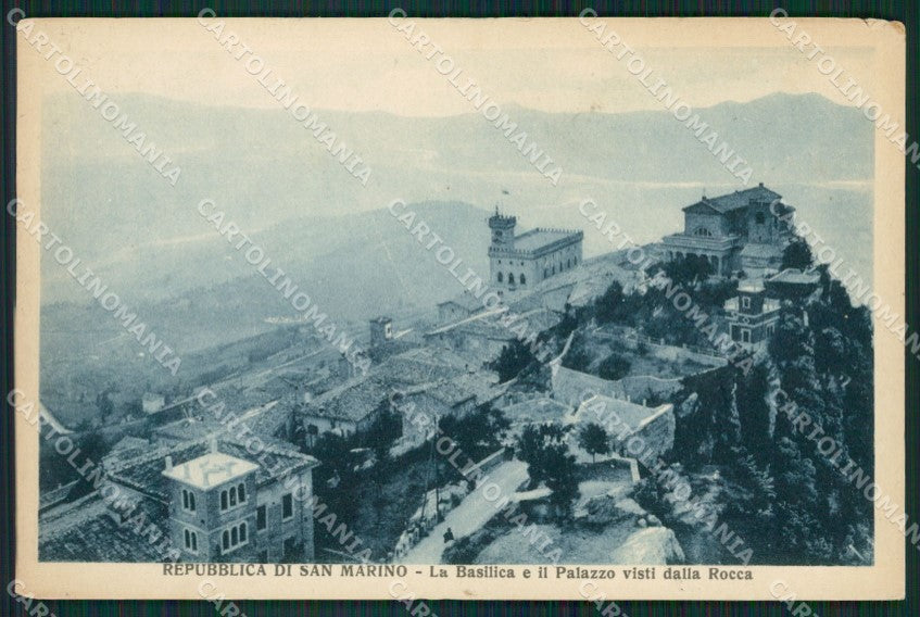 San Marino STRAPPINO cartolina MQ5451 – fronte