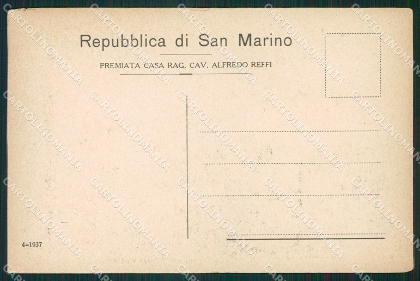 San Marino STRAPPINO cartolina MQ5451 – retro