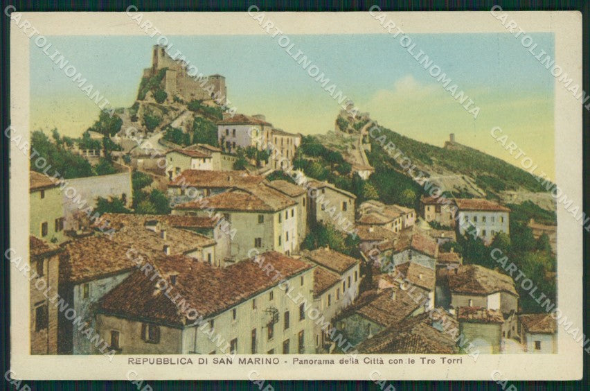 San Marino ABRASA cartolina MQ5453 – fronte