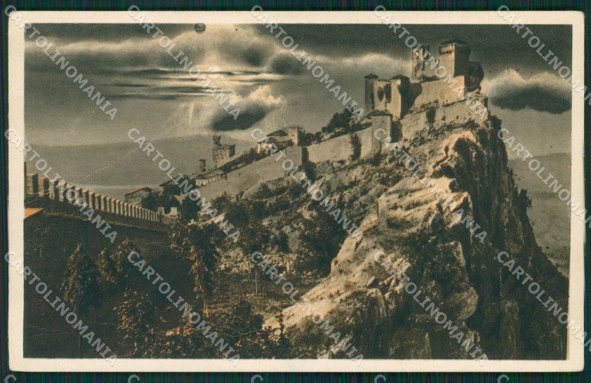 San Marino Chiaro di Luna PIEGA cartolina MQ5455 – fronte