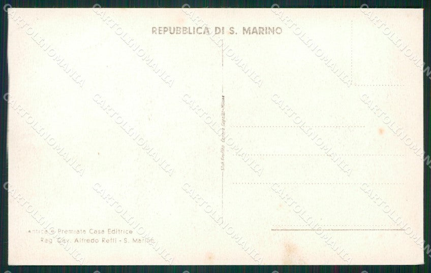 San Marino PIEGA cartolina MQ5457 – retro