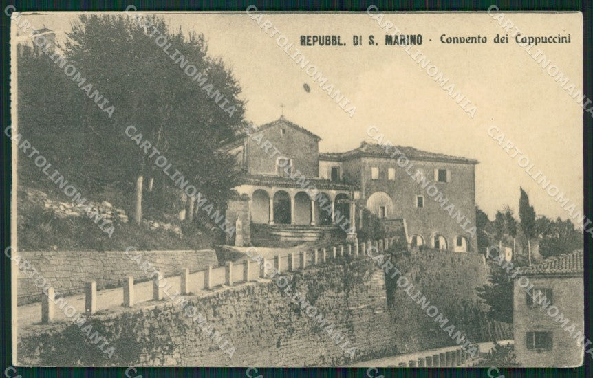 San Marino Convento Cappuccini cartolina MQ5460 – fronte
