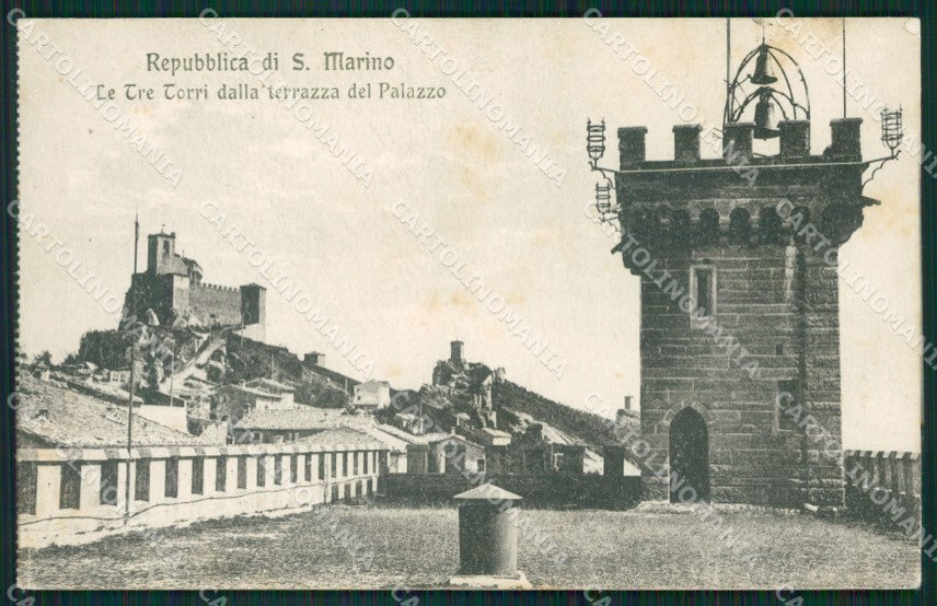 San Marino PIEGHINE cartolina MQ5465 – fronte