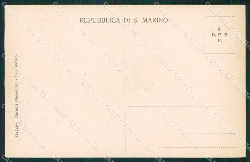 San Marino cartolina MQ5467 – retro