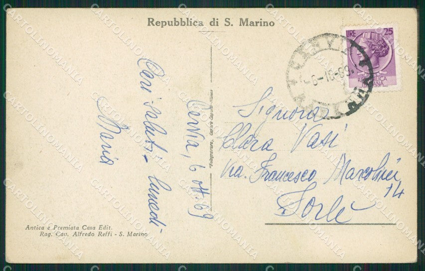 San Marino Borgo Maggiore cartolina MQ5472 – retro