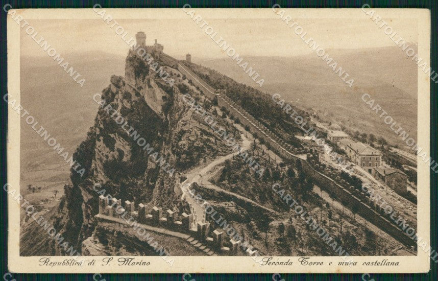San Marino Mura Castellana cartolina MQ5478 – fronte