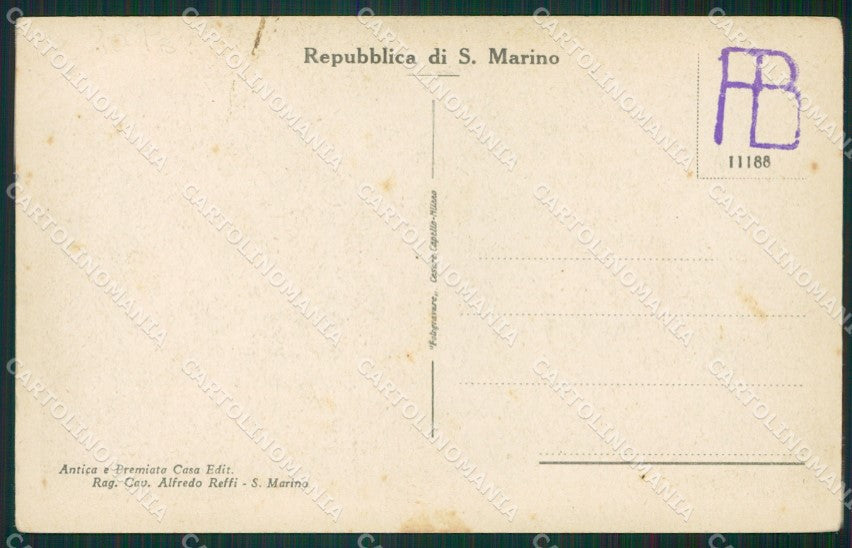 San Marino Mura Castellana cartolina MQ5478 – retro