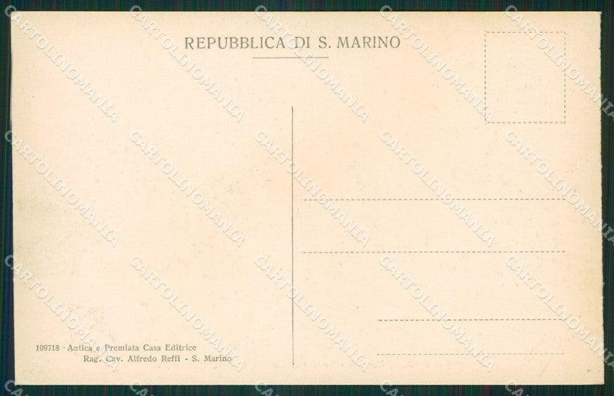 San Marino Cattedrale Palazzo del Governo cartolina MQ5479 – retro