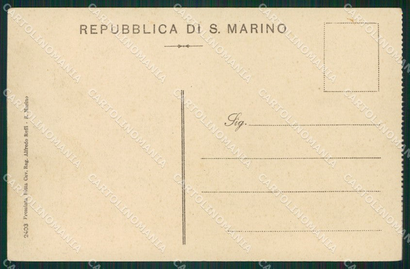 San Marino cartolina MQ5483 – retro