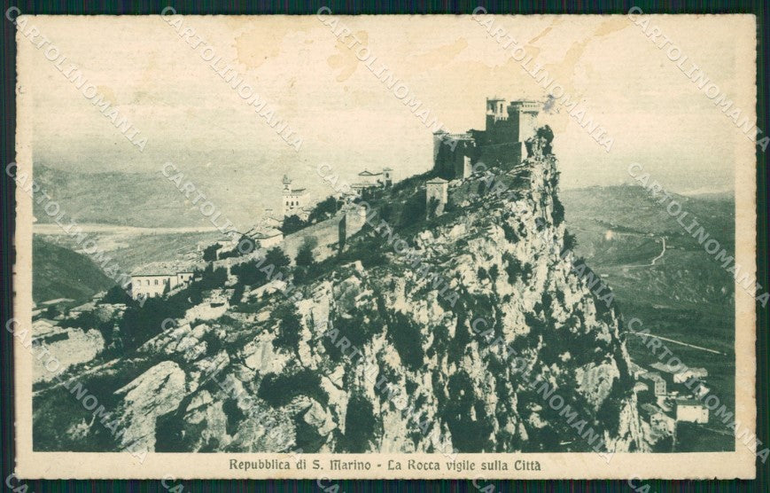 San Marino MACCHIE cartolina MQ5484 – fronte