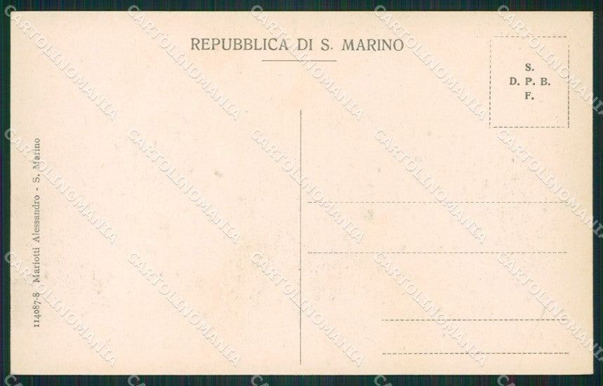 San Marino cartolina MQ5486 – retro