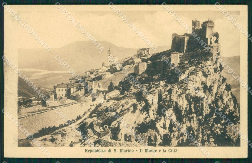 San Marino ABRASA COLLA cartolina MQ5488 – fronte