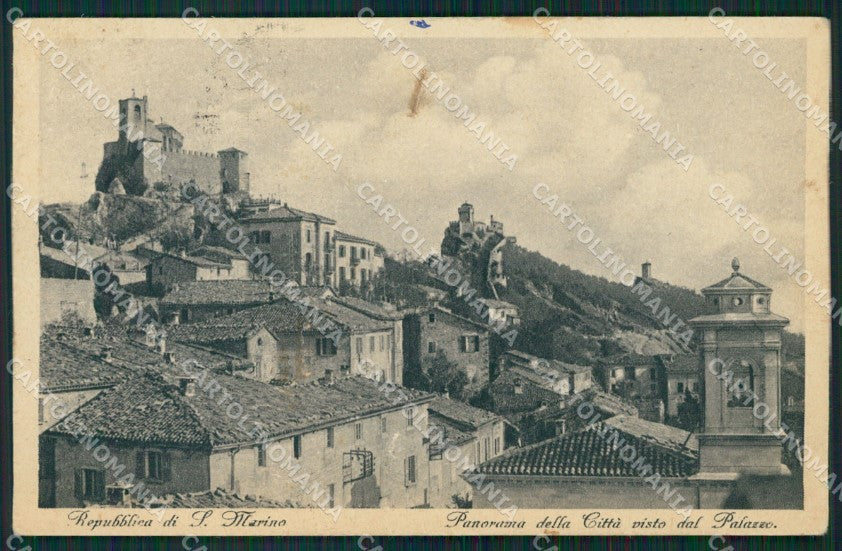 San Marino MACCHIA ABRASA cartolina MQ5491 – fronte