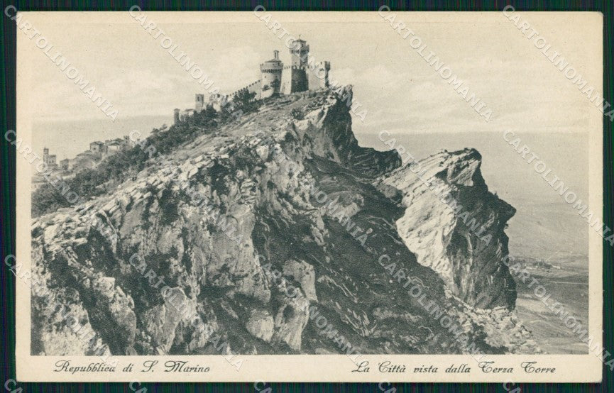 San Marino PIEGHINA cartolina MQ5492 – fronte