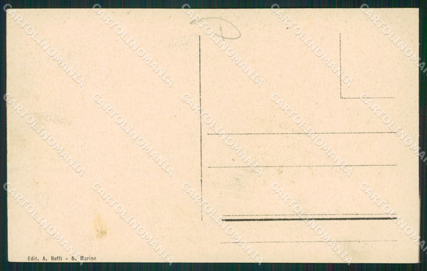 San Marino Borgo Maggiore Monte Titano cartolina MQ5495 – retro