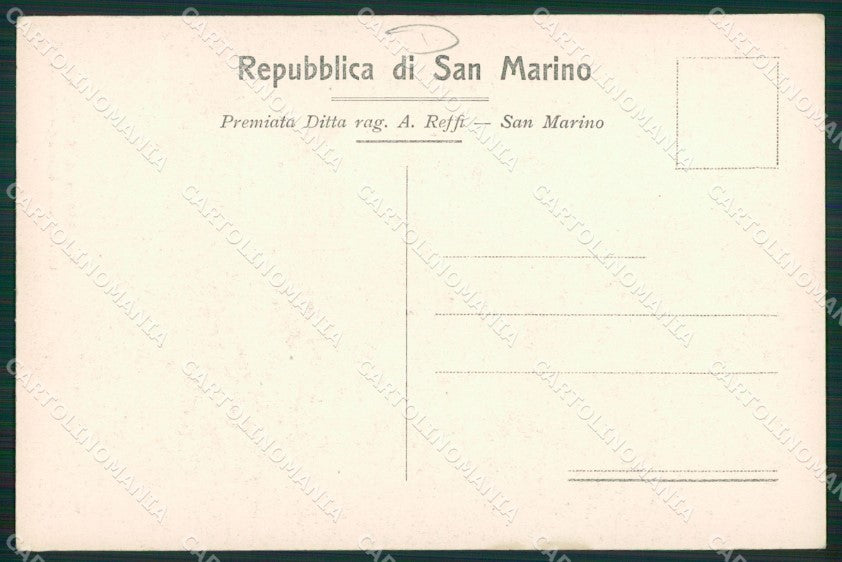 San Marino PIEGHINA cartolina MQ5500 – retro
