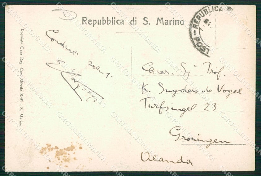 San Marino cartolina MQ5502 – retro