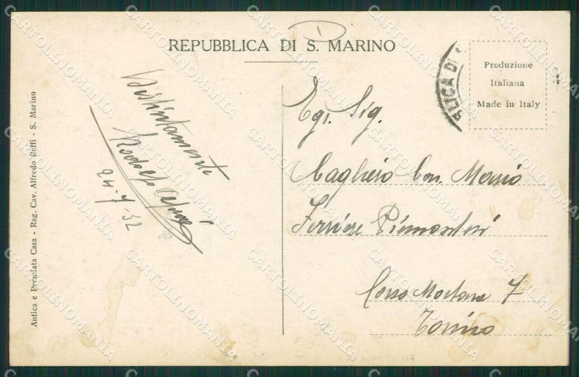 San Marino Foto cartolina MQ5506 – retro
