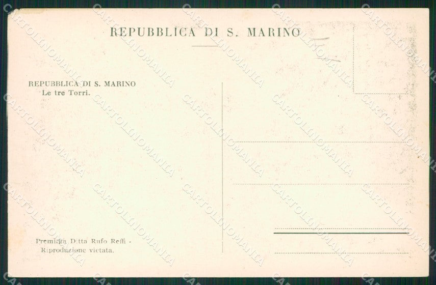 San Marino ABRASA cartolina MQ5507 – retro