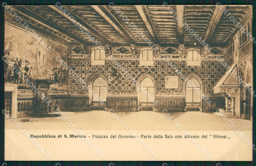 San Marino Palazzo del Governo cartolina MQ5508 – fronte