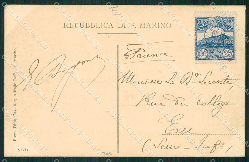 San Marino Palazzo del Governo cartolina MQ5508 – retro