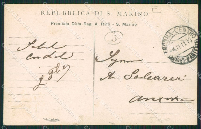 San Marino Alterocca 1052 ? ABRASA cartolina MQ5510 – retro