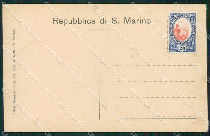 San Marino cartolina MQ5511 – retro
