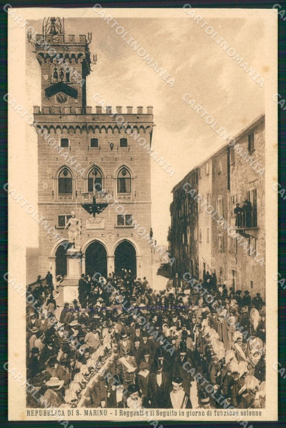 San Marino La Reggenza Corteo cartolina MQ5520 – fronte