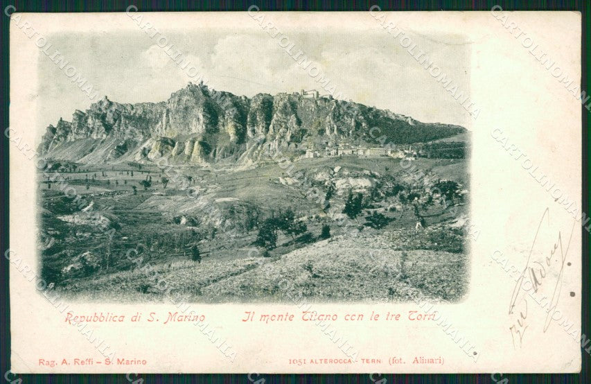San Marino Alterocca 1051 PIEGHINA cartolina MQ5523 – fronte